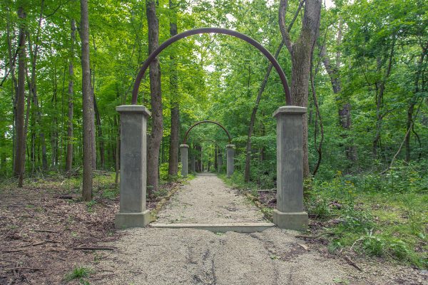 Rose Island is an abandoned theme park at Charlestown State Park