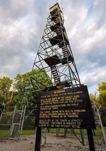 Brown County State Park, Lilly Lookout Fire Tower, Indiana Fire Towers