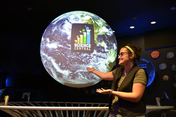 Scienec on a Sphere at Science Central, Indiana Space-Themed Attractions