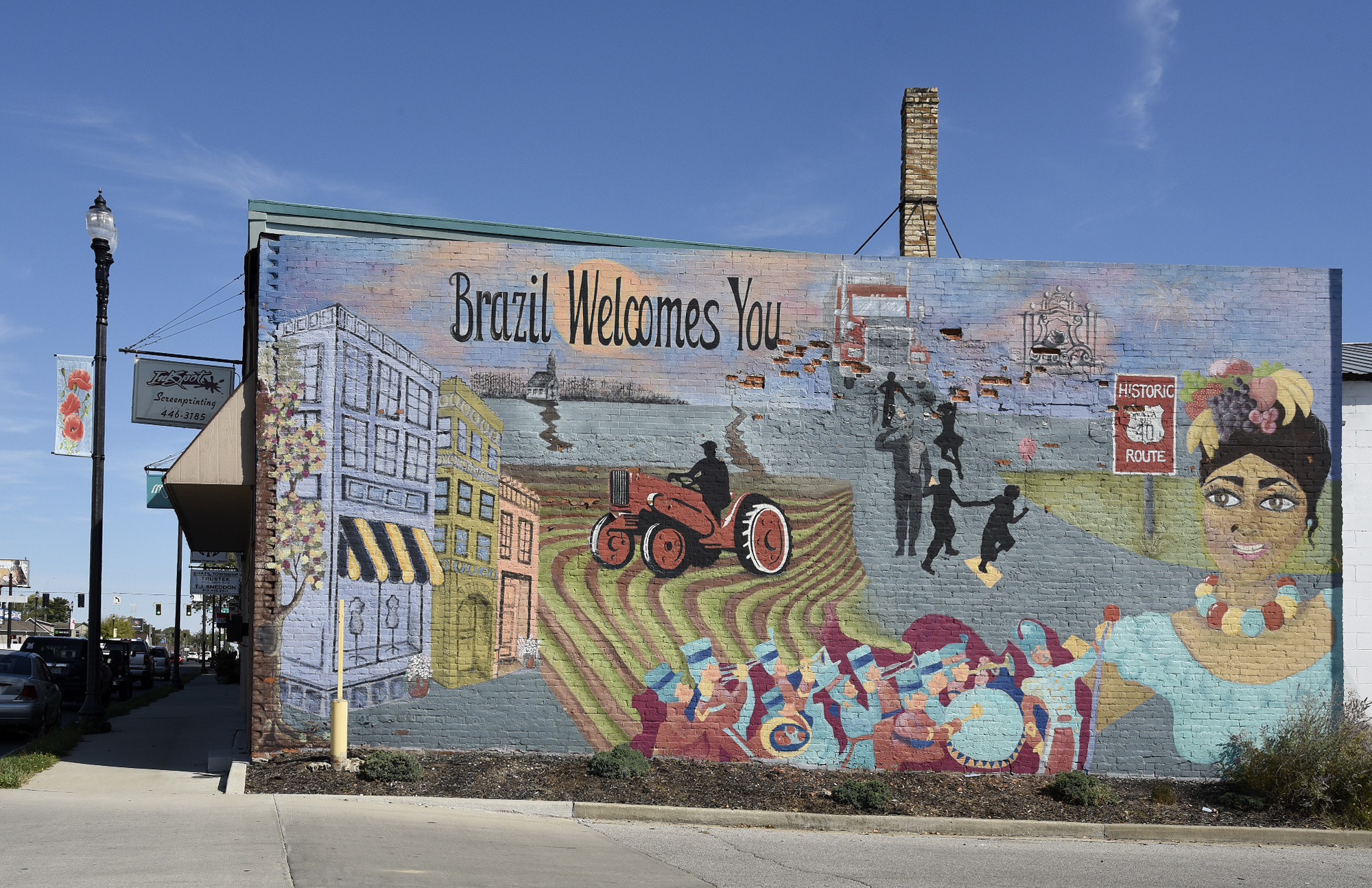 Small Town Outdoor Wall Murals Murals Outdoor Artists For Humanity