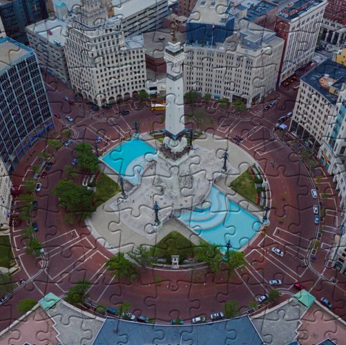 Soldiers and Sailors Monument, Indiana Jigsaw Puzzles