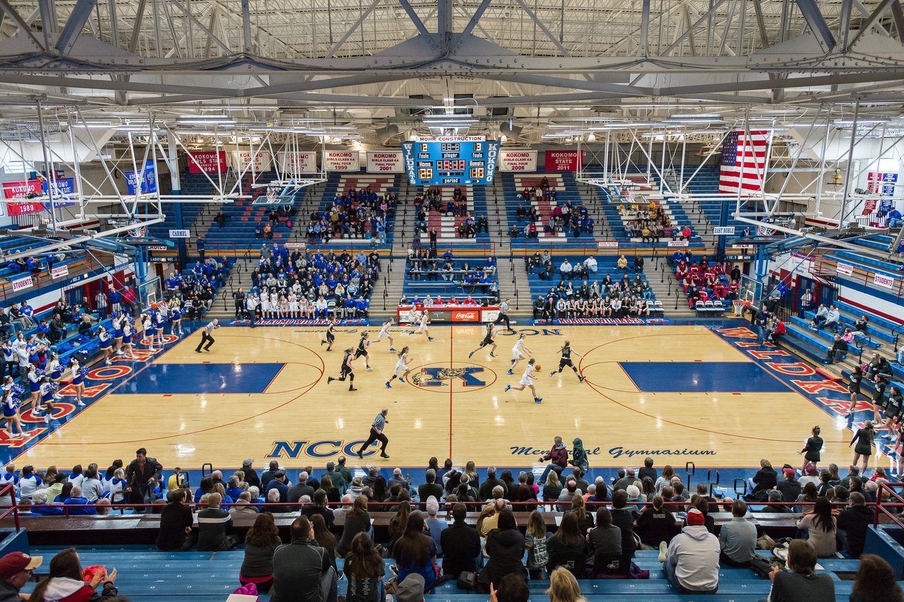 high school basketball courts