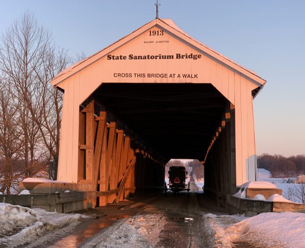 Winter Activities- State Sanatorium Bridge