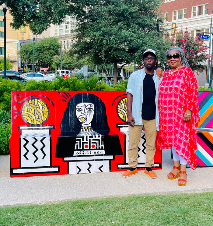 Art of Four Legacy Park Juneteenth swerve Maria Williams