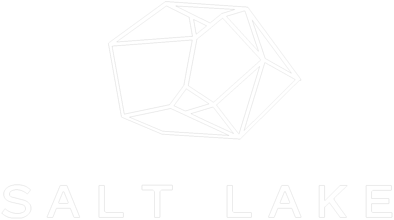 Crystal Line drawing with the words Salt Lake