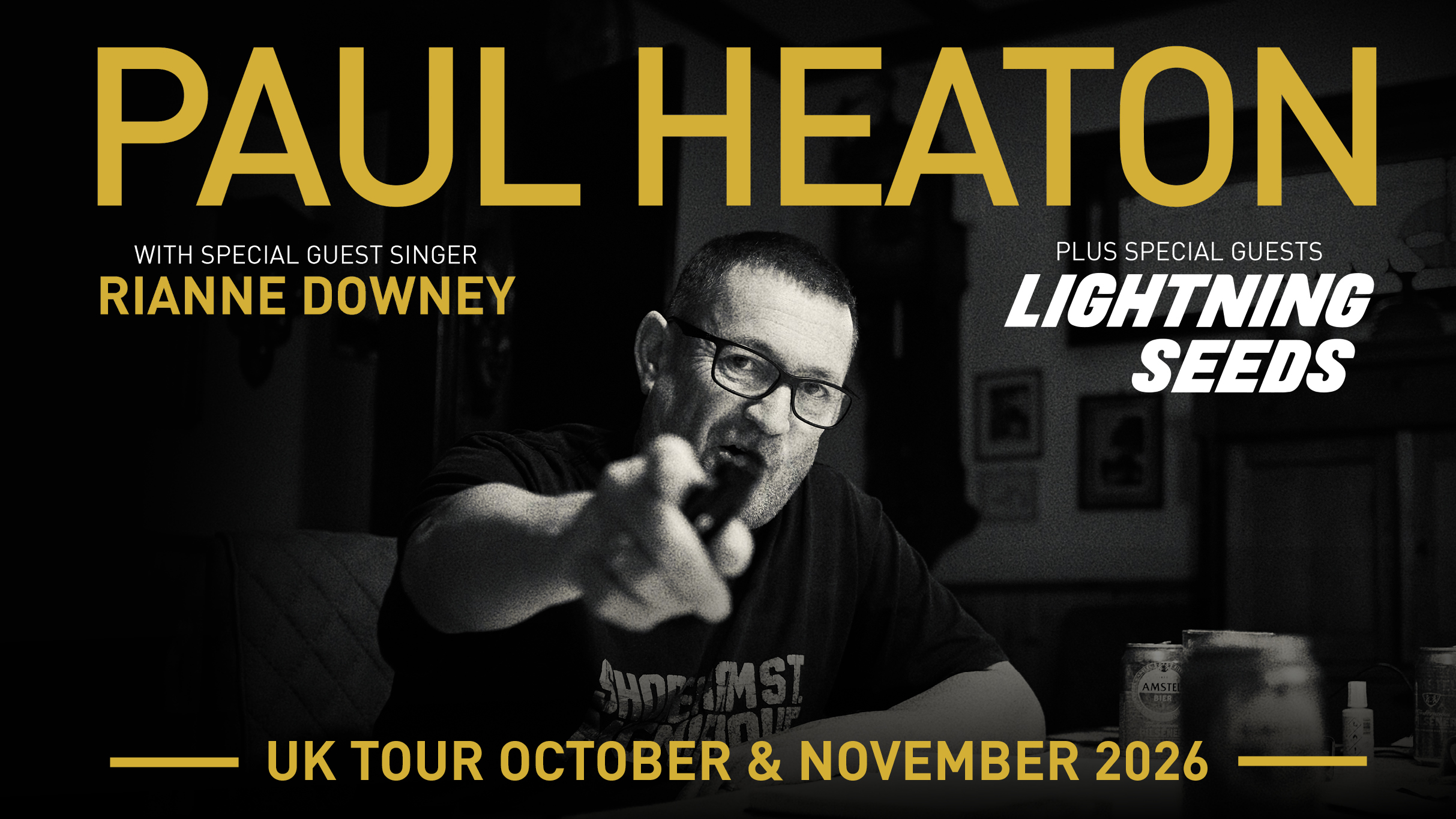 Paul Heaton poster at Utilita Arena Sheffield