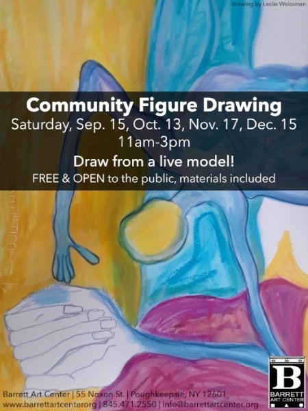 Community Figure Drawing at Barrett Art Center