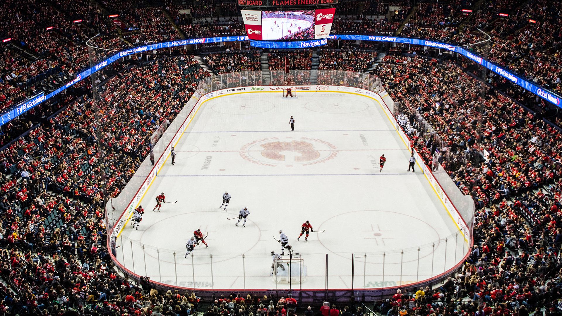 CALGARY FLAMES VS. MONTREAL CANADIENS