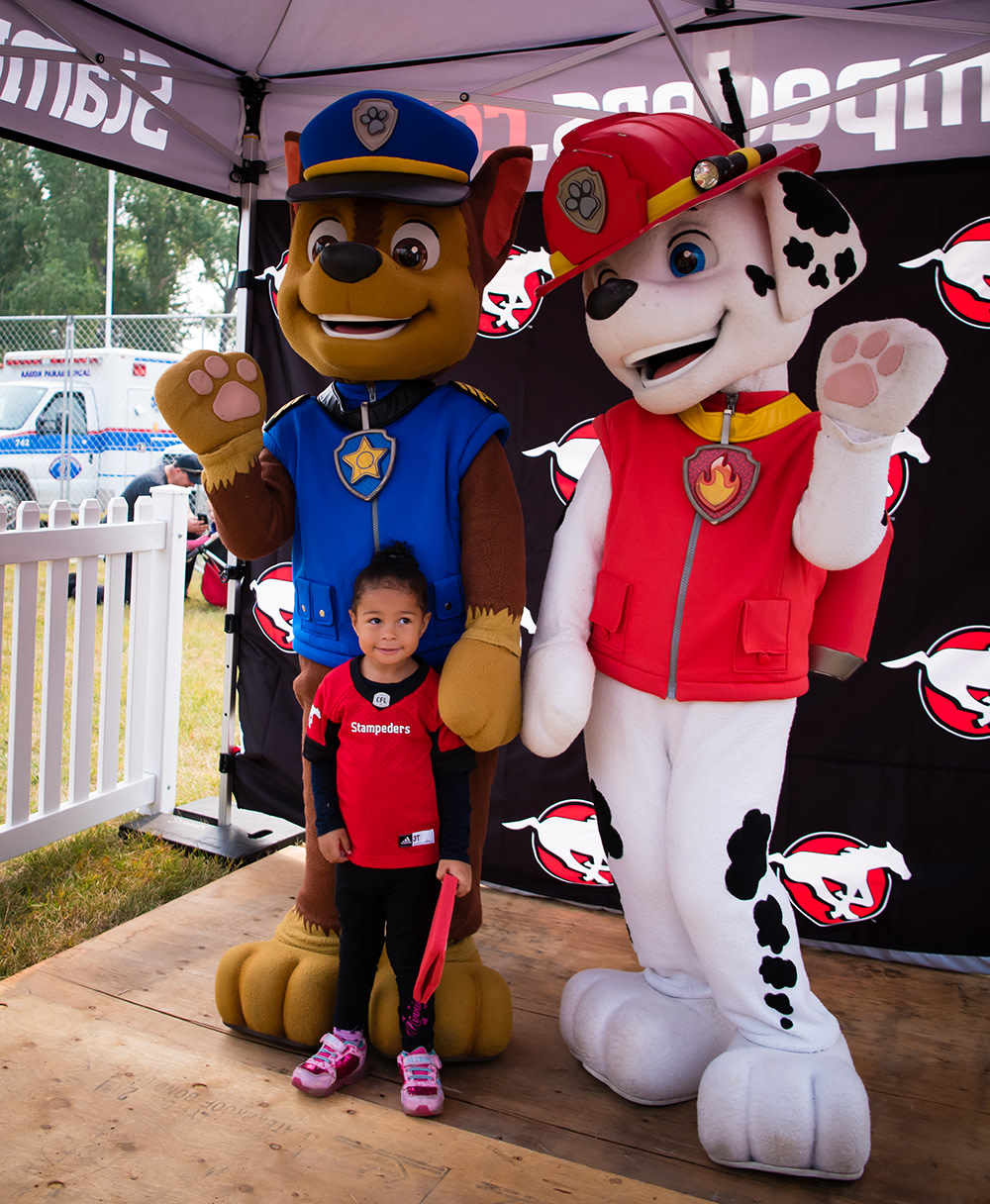 Calgary Stampeders Family Day Game
