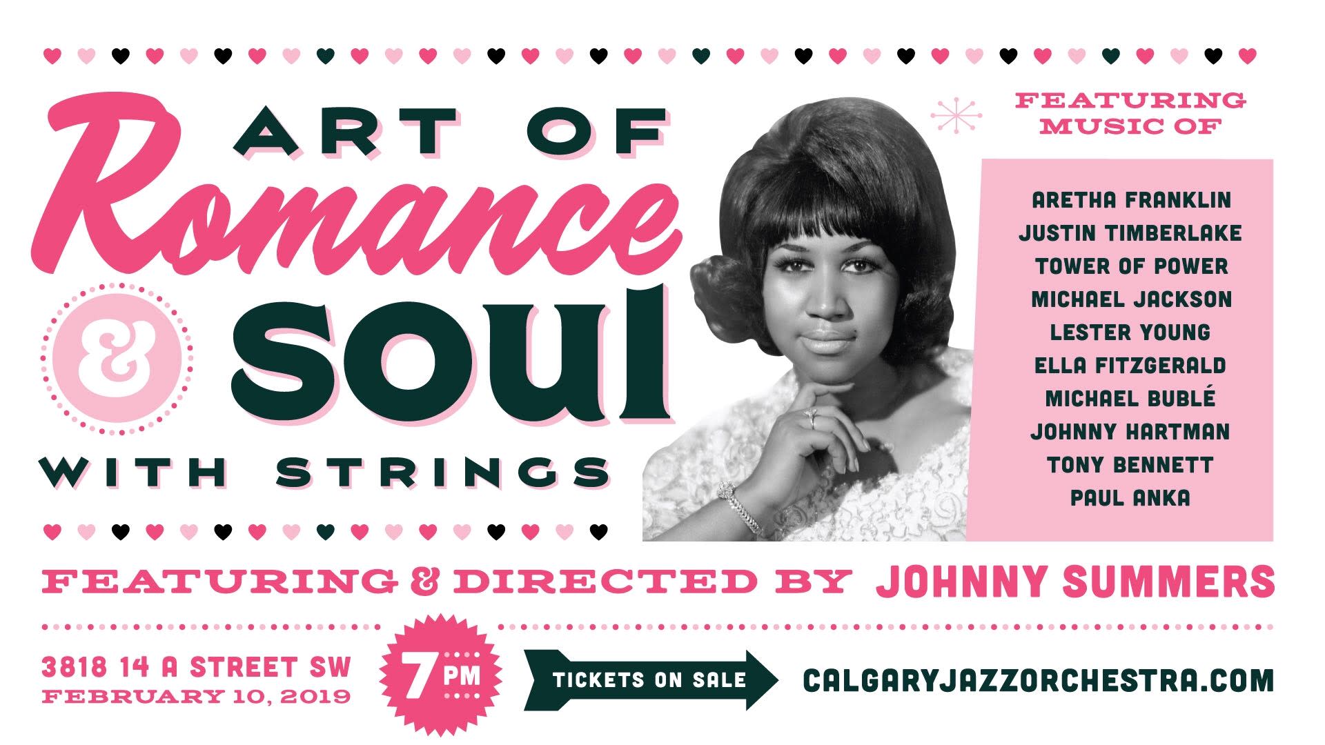 Calgary Jazz Orchestra presents: The Art of Romance, Art of Soul