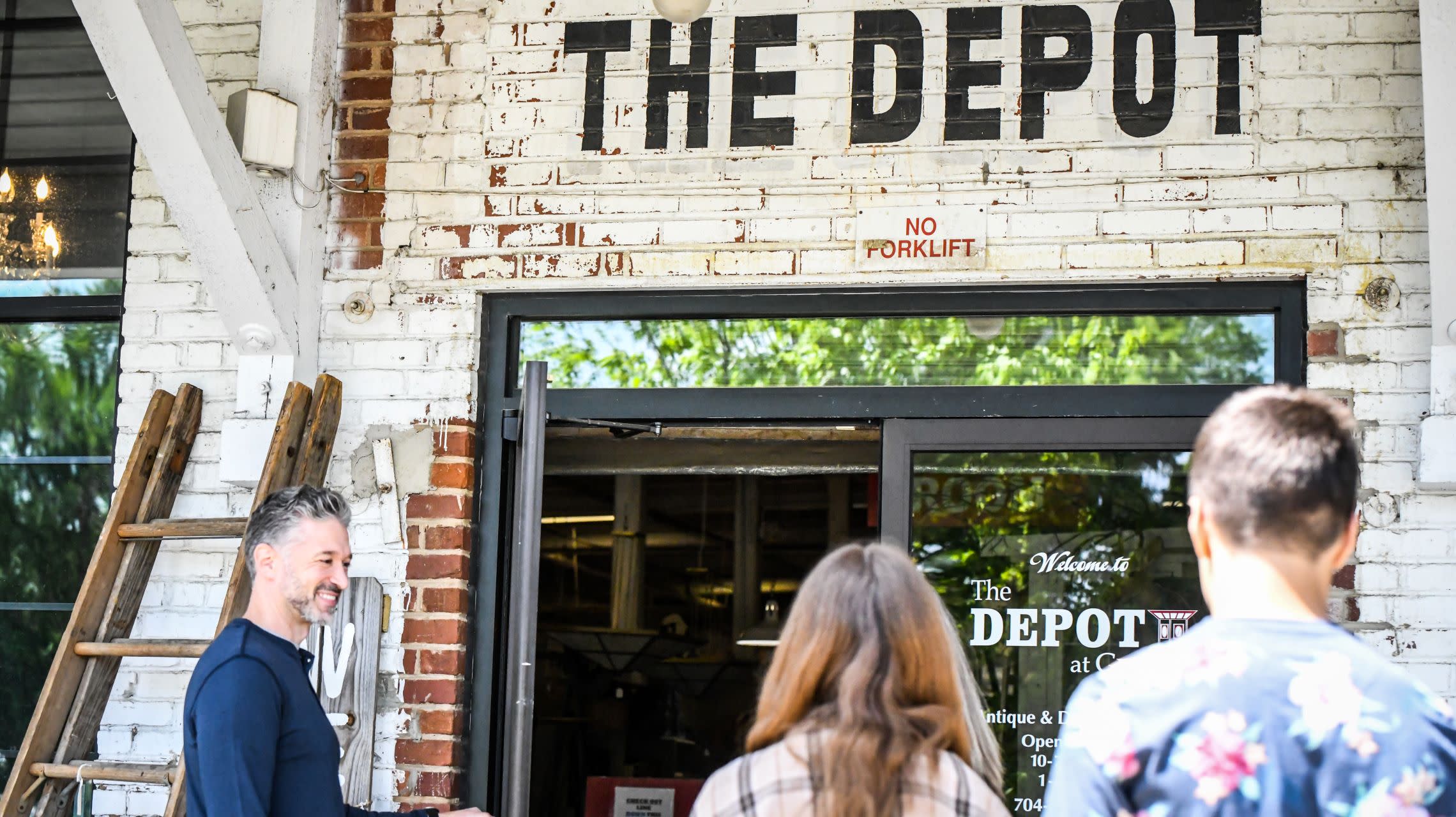 customers enter shop