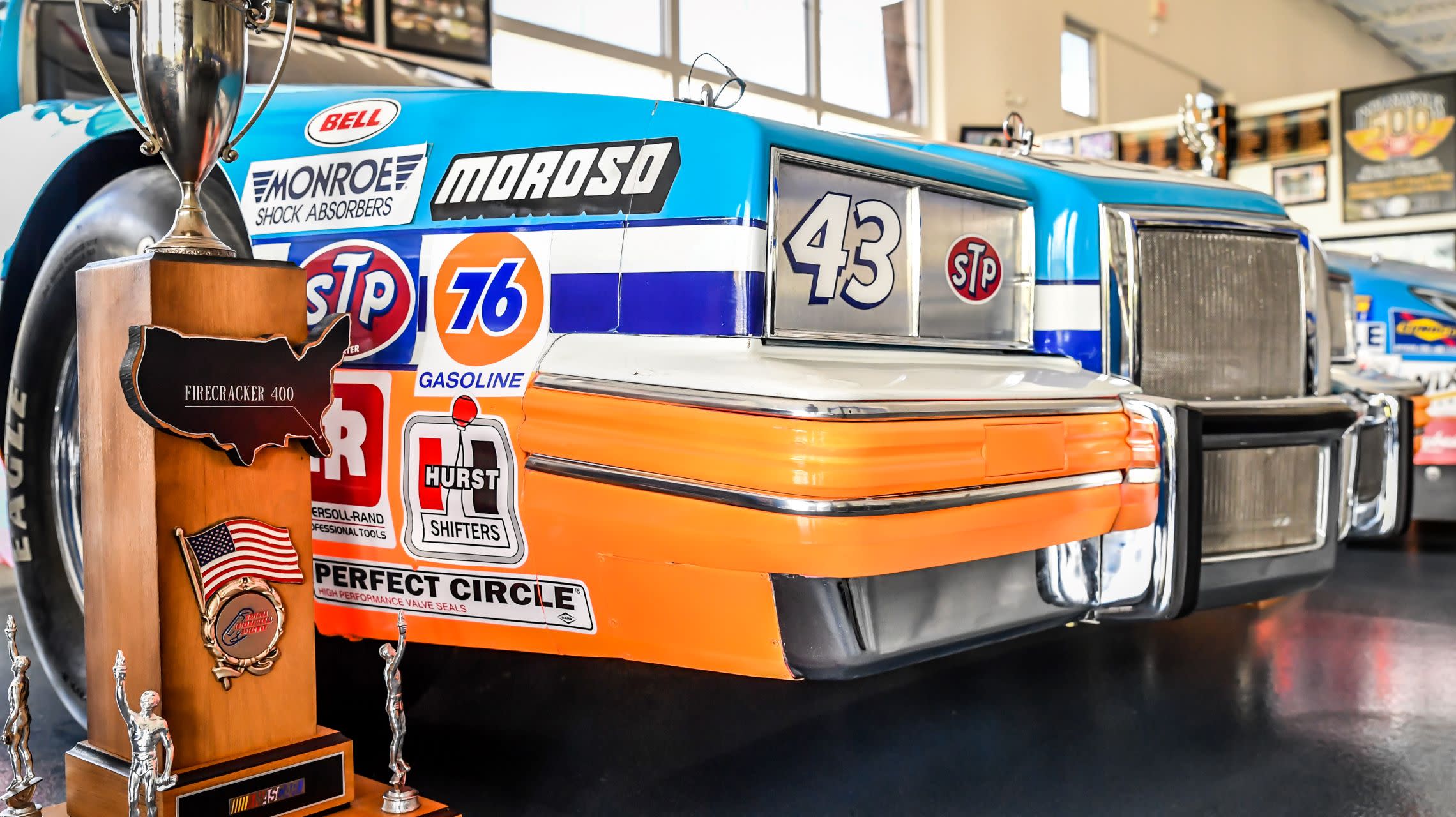 Richard Petty race car on display