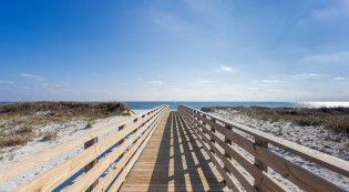 <span>Cotton Bayou- A Gulf State Park beach area</span>
