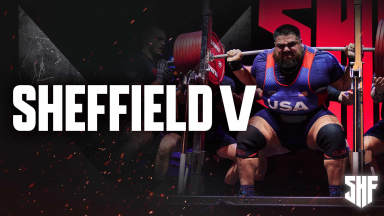 Sheffield Powerlifting Championships V poster at Utilita Arena Sheffield
