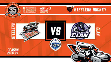 Steelers v Clan poster at Utilita Arena Sheffield
