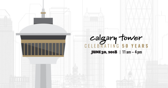 Calgary Tower 50th Anniversary Block Party