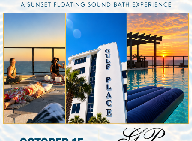 Float & Flow: A Rooftop Sunset Sounbath