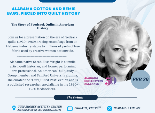 Speaker Series - Sarah Bliss Wright