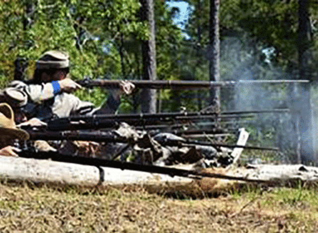 Reenactment of the Battle of Fort Blakeley