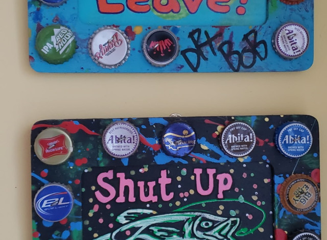 Art al Fresco - Plastic Polution Fish Photo and Frame