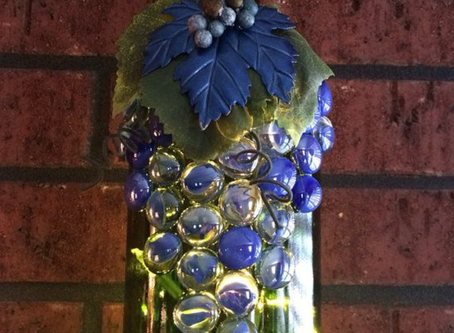 Art al Fresco: Bottle Lamp