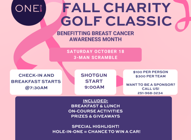 2025  One Club Fall Charity Golf Classic benefitting Breast Cancer Awareness