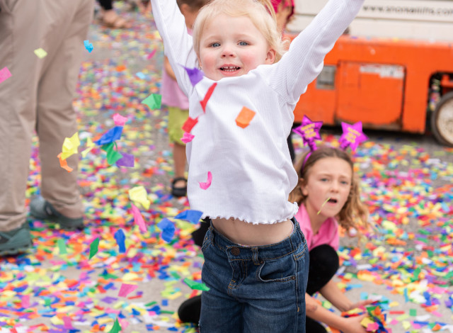 Kids Confetti Drop presented by Beachball Properties
