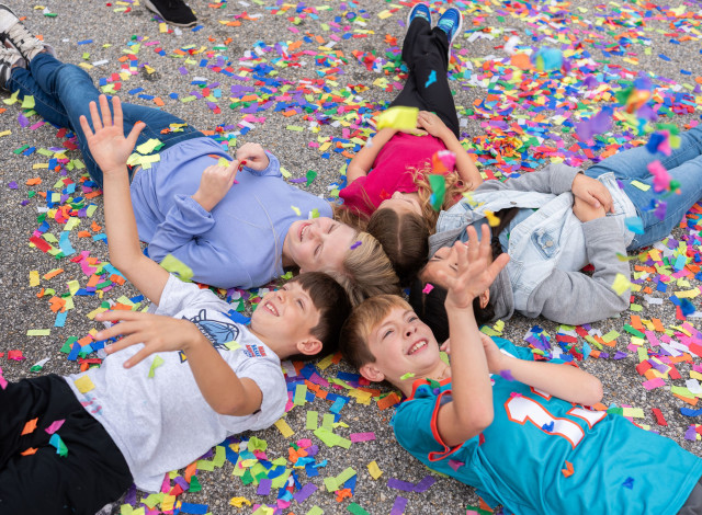 Kids Confetti Drop presented by Beachball Properties