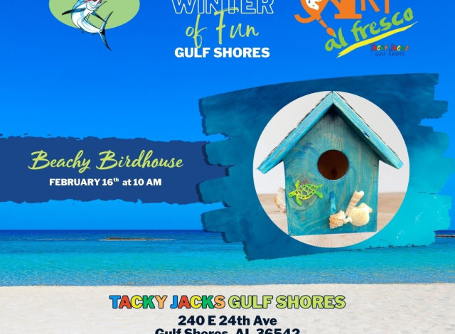 Art al Fresco Beachy Birdhouse