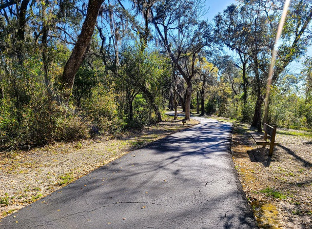 Guided Bike Ride on Gulf Oak Ridge Trailhead