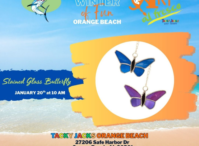 Art al Fresco: Stained Glass Butterfly