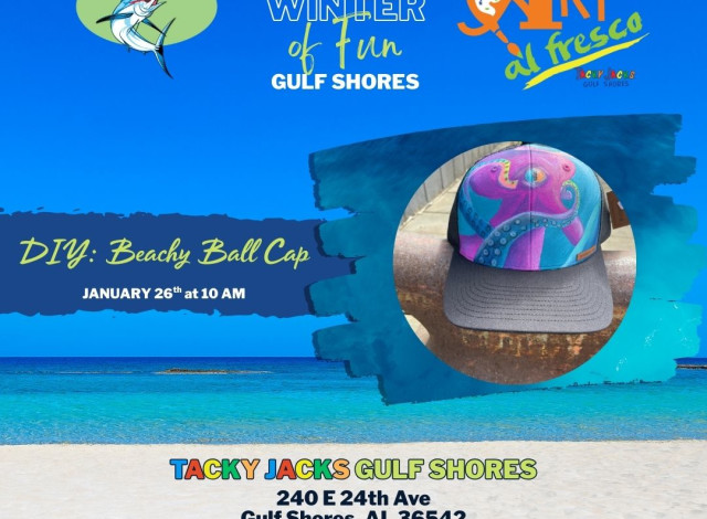 Art al Fresco DIY Beachy Ball Cap