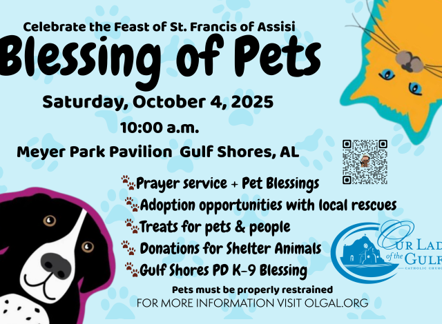 Inaugural Community Pet Blessing