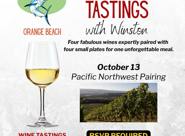 October Wine Tasting with Winston at Tacky Jacks Orange Beach