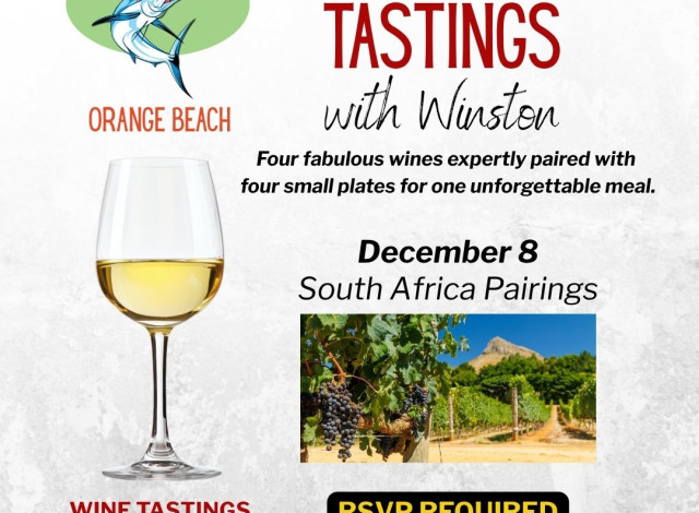 December Wine Tasting with Winston at Tacky Jacks Orange Beach