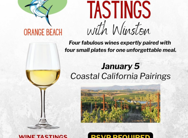 February Wine Tasting with Winston at Tacky Jacks Orange Beach