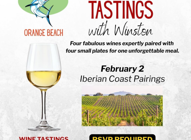 February Wine Tasting with Winston at Tacky Jacks Orange Beach