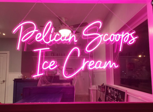 Pelican Scoops Ice Cream Gulf Shores