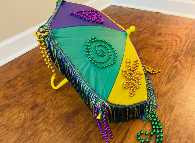 Art al Fresco: Second Line Mardi Gras Umbrella