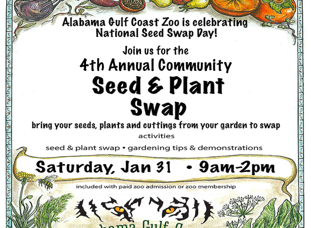 4th Annual Seed & Plant Swap at the Alabama Gulf Coast Zoo
