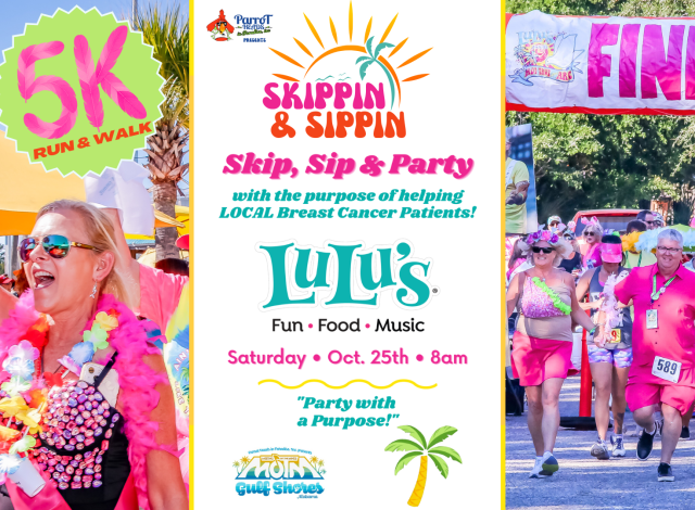 Parrot Heads in Paradise Present: Skippin & Sippin 5k & Fun Run/Walk
