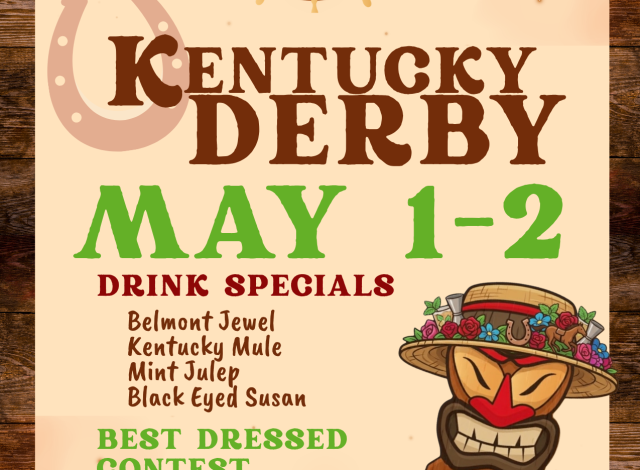Kentucky Derby Weekend at Tiki