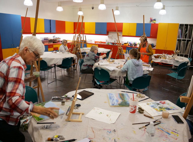 Abstract Painting with Jakob Dwight