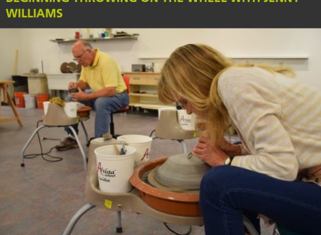 Beginning Throwing on the Wheel with Jenny Williams