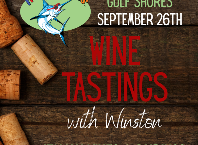 Tacky Jacks Wine Tastings with Winston at Tacky Jacks Gulf Shores