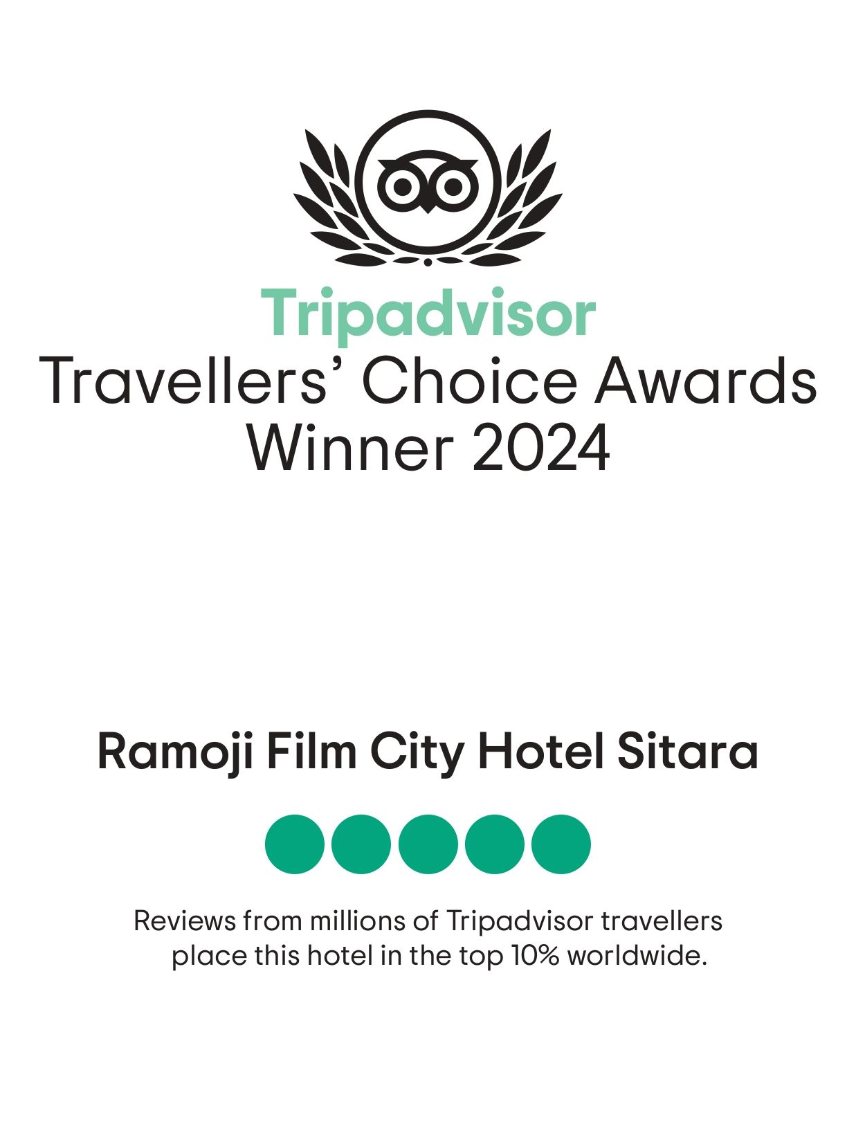 Hotel Sitara TripAdvisor Travelers Choice Award 2024 page-0001