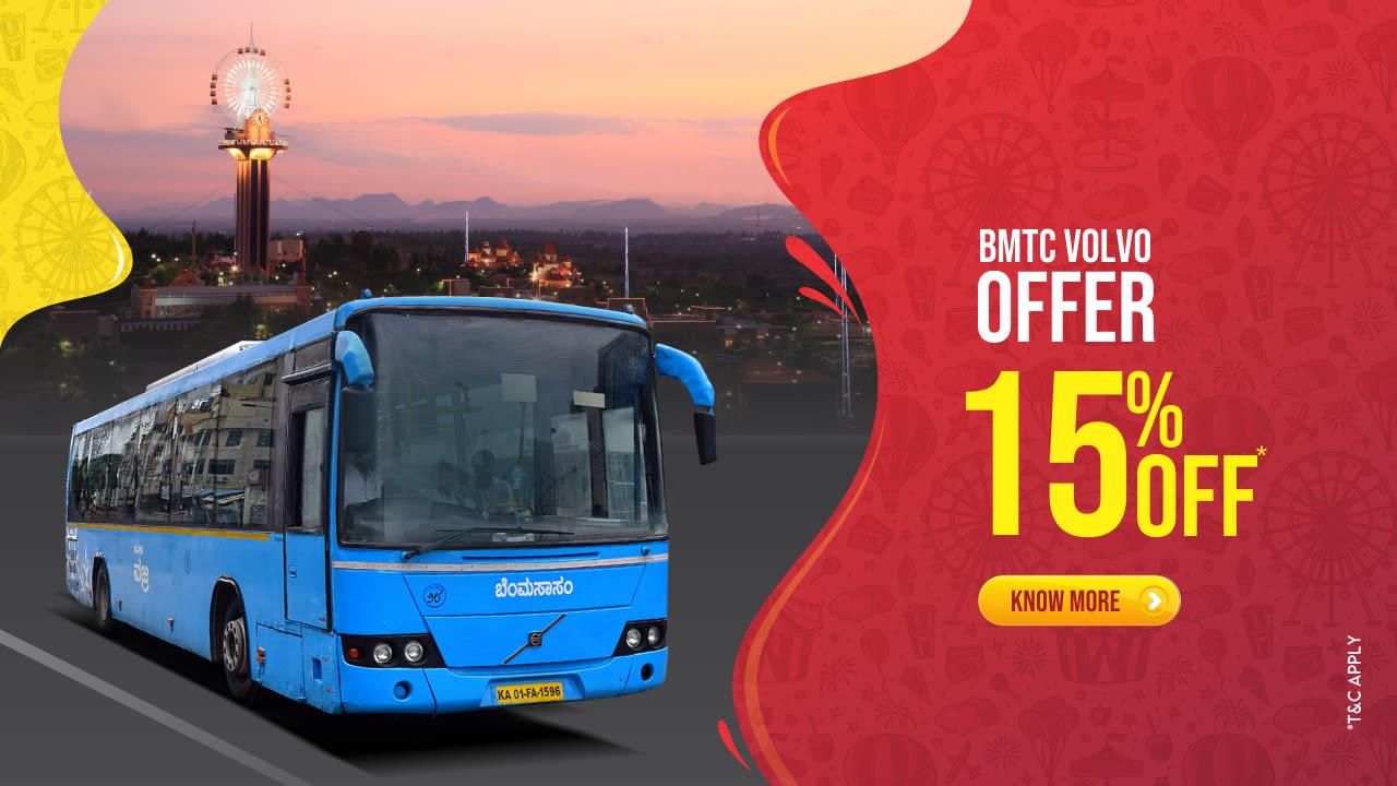 Wonderla BMTC Offer banner