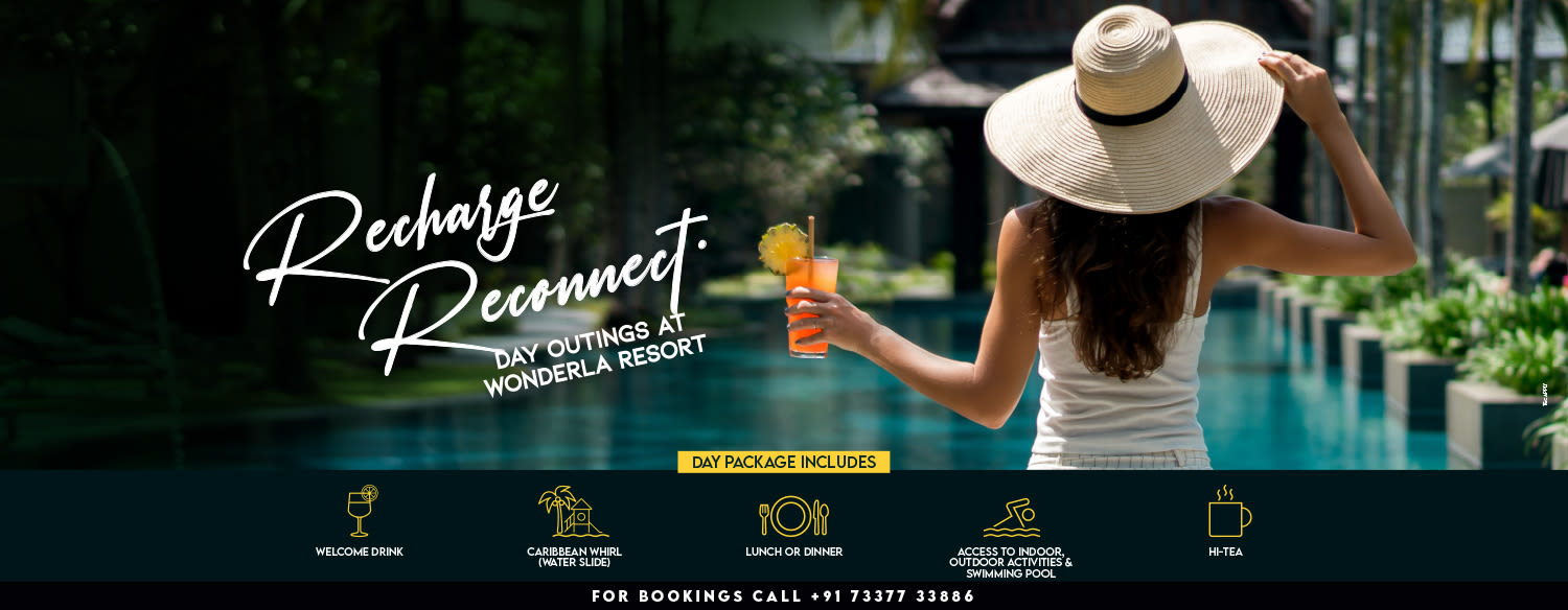 Wonderla Resort - Day Outing Banner 1500 x 584 px