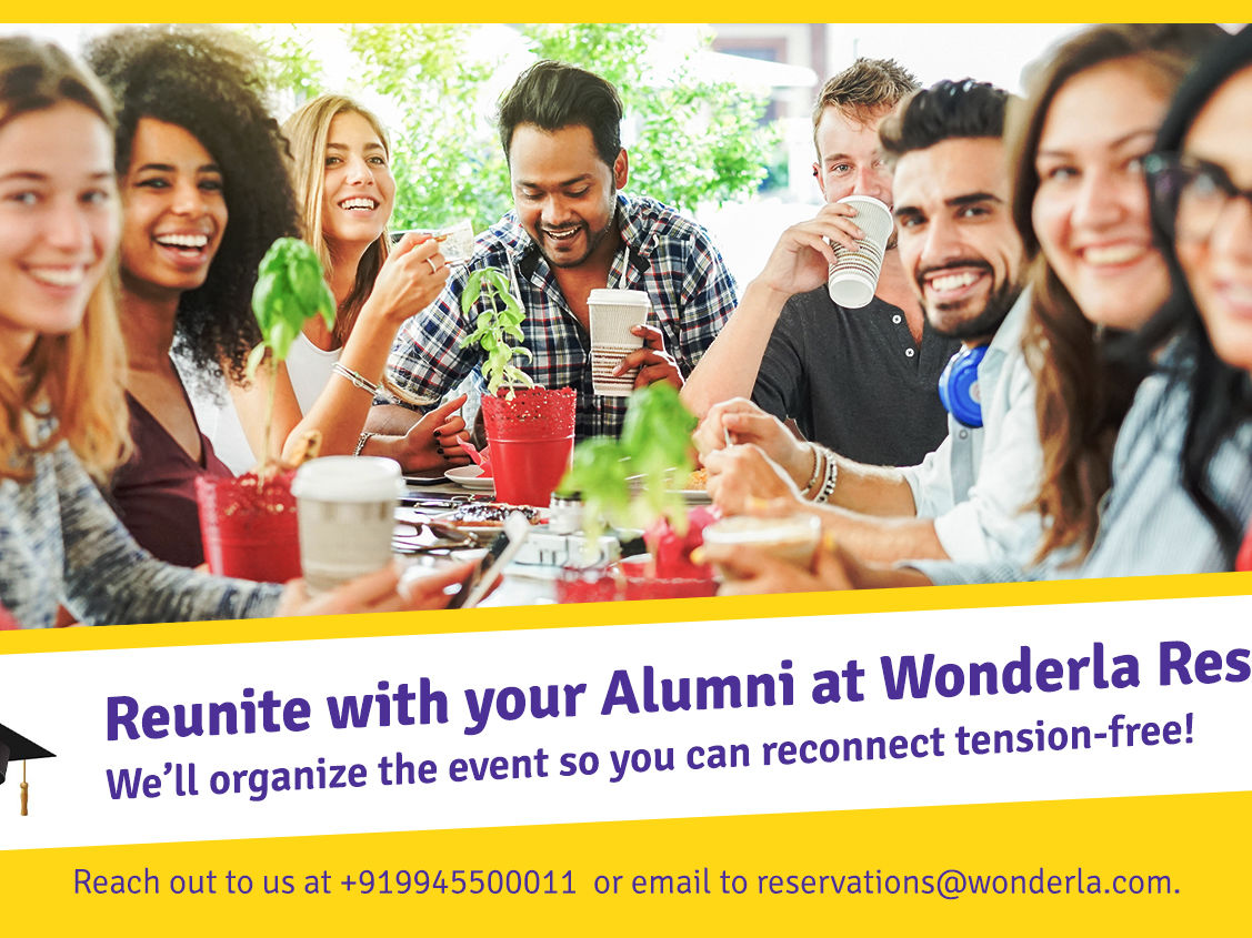 Reunions at Wonderla Resort offer banner