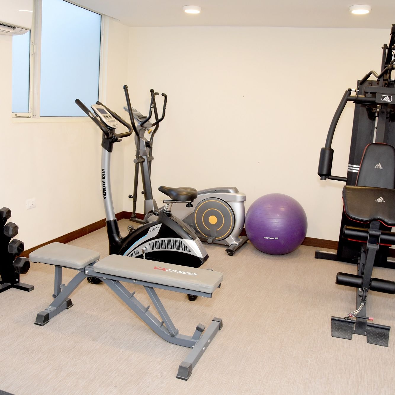 An overview of the gymnasium - Starlit Suites, Neemrana